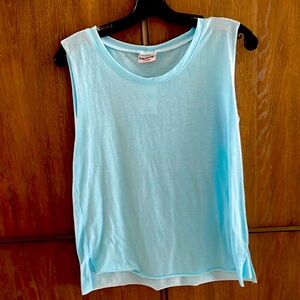 Firehouse blue, short sleeve, tank top NWT